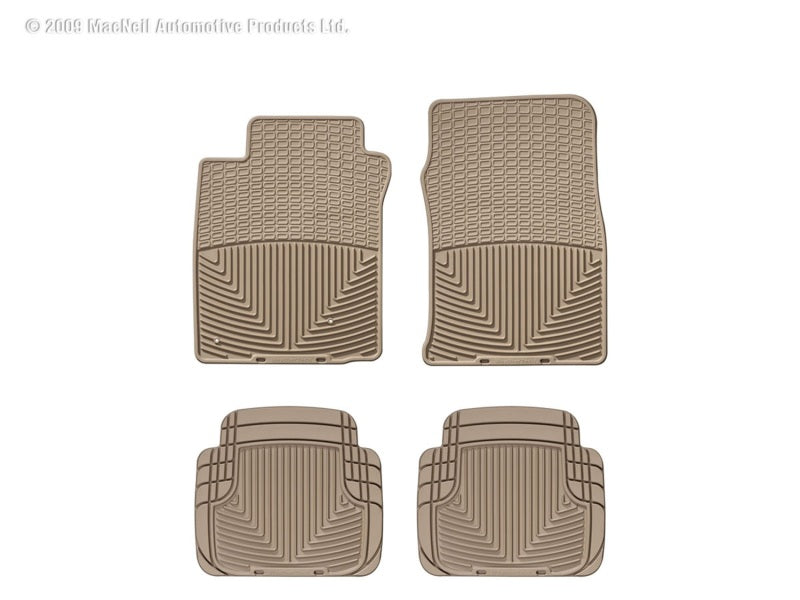 WT Rubber Mats - Front - Tan - Graveyard Performance