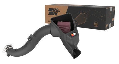 K&N 2024 Ford Mustang Ecoboost L4-2.3L F/L Turbo AirCharger - Cold Air Intake System - Graveyard Performance