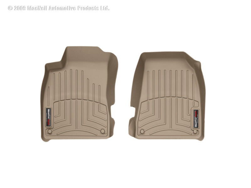 WeatherTech 02-08 Audi A4/S4/RS4 Front FloorLiner - Tan - Graveyard Performance