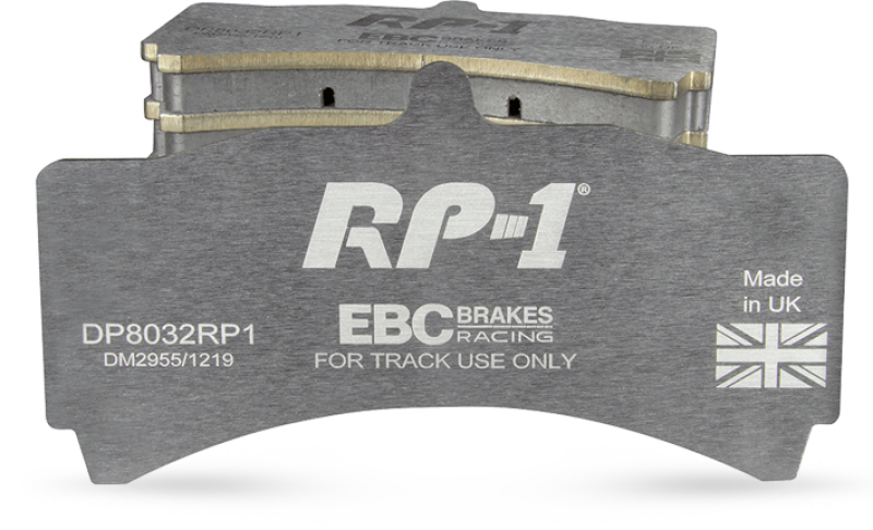 EBC Racing 2018 BMW M5 (F90) RP-1 Race Rear Brake Pads - Graveyard Performance