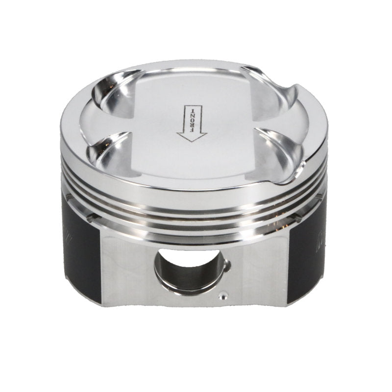 Manley 93-98 Toyota Supra Turbo (2JZGTE) 86.5mm +.5mm Oversized Bore 8.5:1 Dish Piston Set with Ring - Graveyard Performance