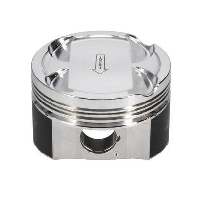 Manley 93-98 Toyota Supra Turbo (2JZGTE) 86.5mm +.5mm Oversized Bore 8.5:1 Dish Piston Set with Ring - Graveyard Performance