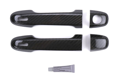 OLM Dry Carbon Fiber Door Handle Cover - 2013+ FT86-Gloss Carbon Fiber - Graveyard Performance