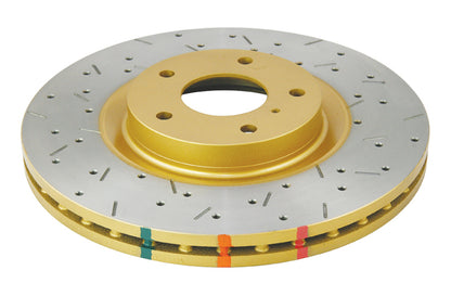 DBA 06-07 350Z / 05-07 G35 / 06-07 G35X Front Drilled & Slotted 4000 Series Rotor - Graveyard Performance