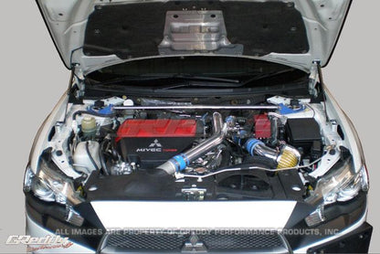GReddy 08-11 Mitsubishi Evo X CZ4A Engine Hood Lifter Kit (Designed for OEM weight hoods.) - Graveyard Performance