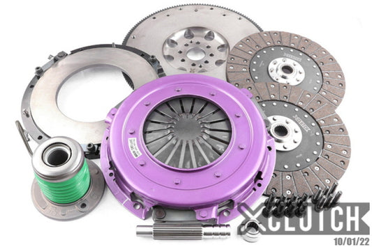 XClutch 11-14 Ford Mustang GT 5.0L 10.5in Twin Solid Organic Clutch Kit