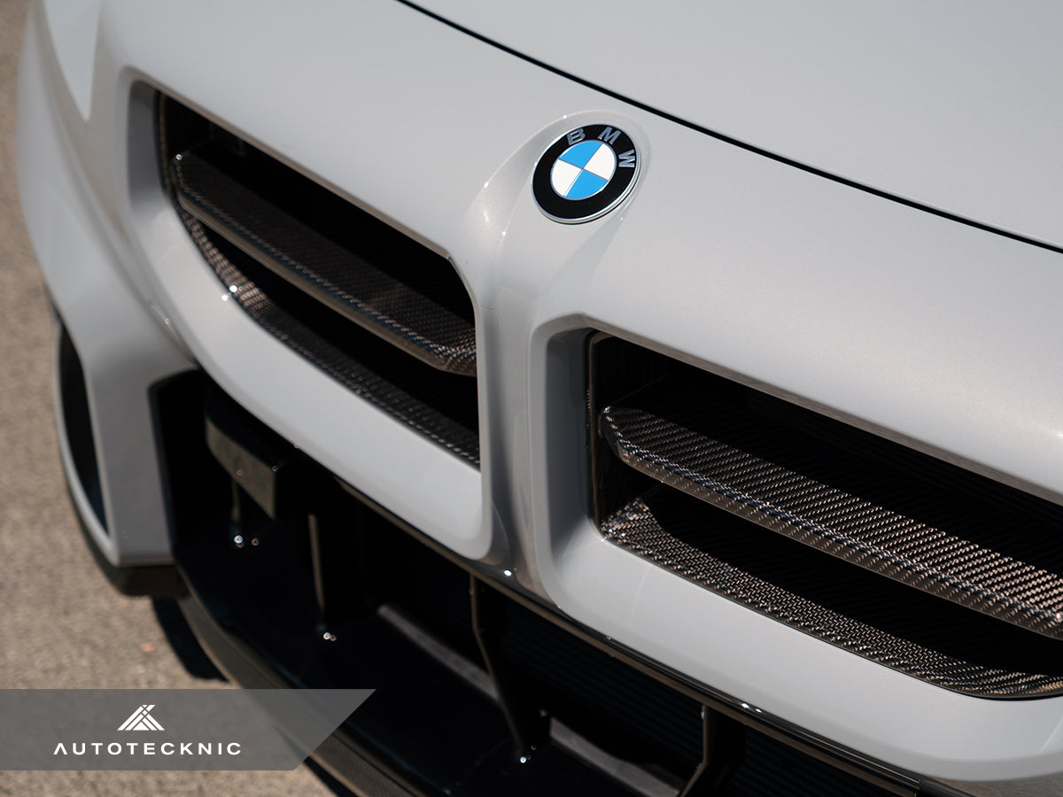 AutoTecknic Gloss Black Motorsport Front Grille - G87 M2 - Graveyard Performance