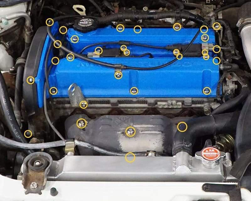 Stage 3 Titanium Hardware Engine Kit - 4G63 Engine - Graveyard Performance