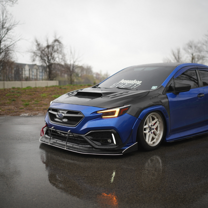 JDMuscle [22-25 WRX] Carbon Fiber Hood V2