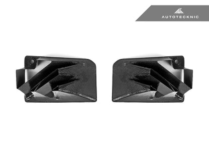 AutoTecknic Dry Carbon Corsa Front Bumper Lower Vent Set - G87 M2 - Graveyard Performance