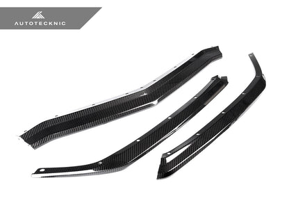 AutoTecknic Dry Carbon Competition Front Aero Lip - Corvette C8 2020-2023 - Graveyard Performance