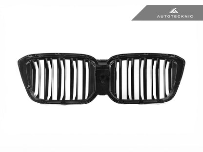 AutoTecknic Dry Carbon Fiber Dual-Slats Front Grille Set - G01 X3 LCI | G02 X4 LCI - Graveyard Performance