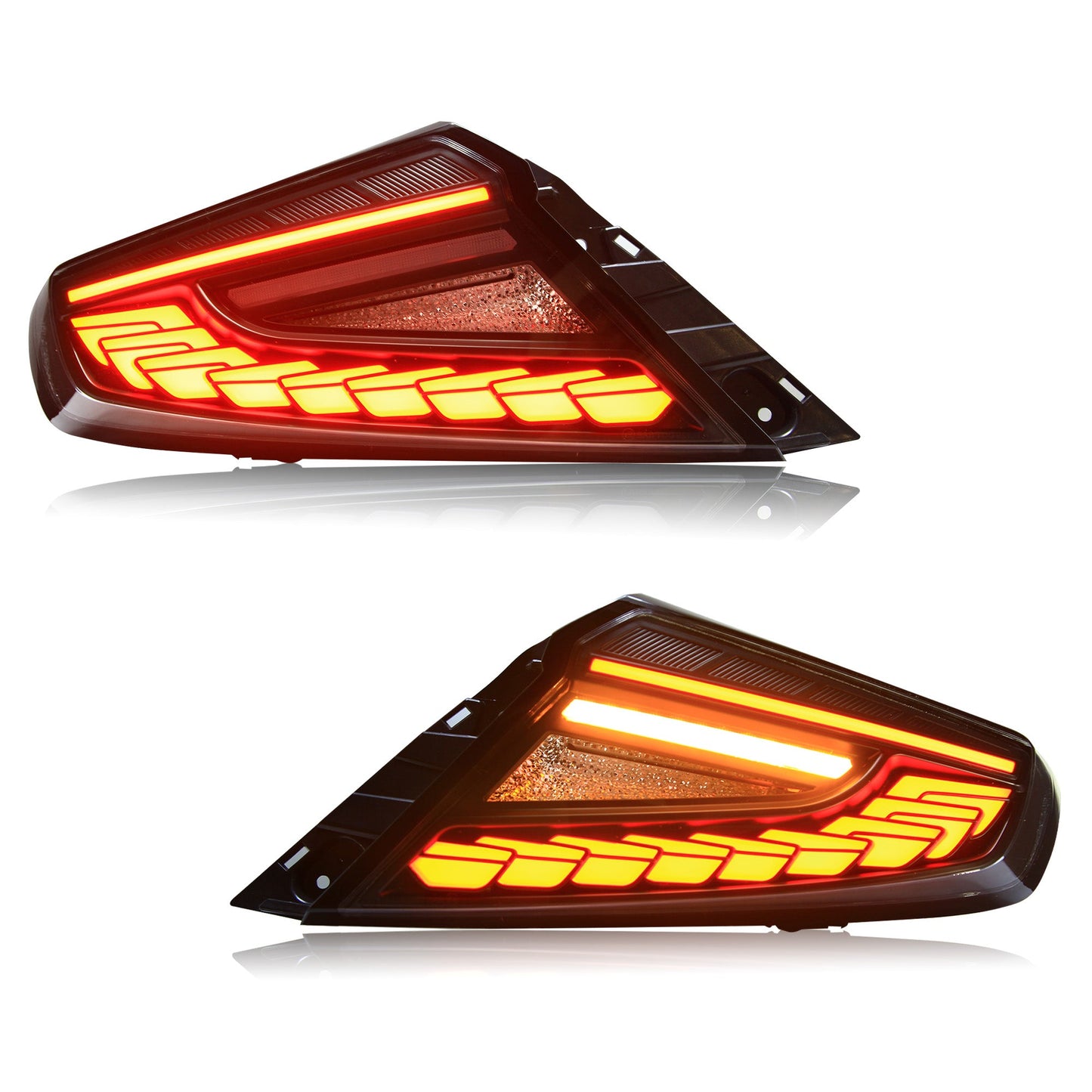 OLM Phantom-Spec LED Taillights (Clear Lens White Optic) - 2022+ WRX