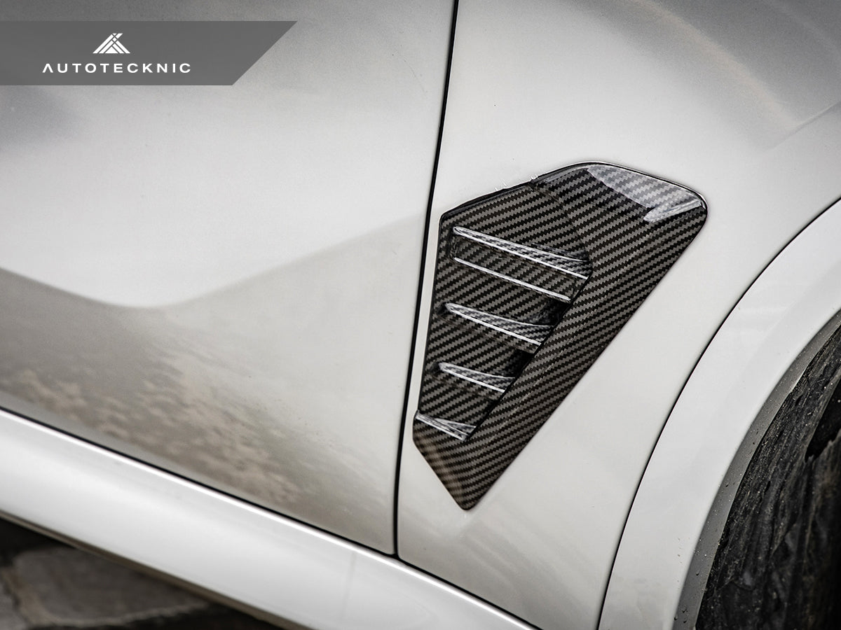 AutoTecknic Full Carbon Side Vent Set - F95 X5M LCI | G05 X5 LCI - Graveyard Performance