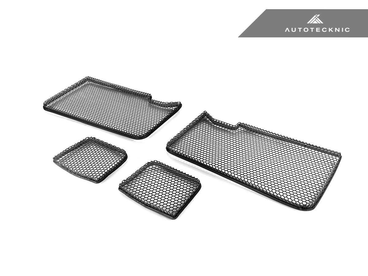 AutoTecknic Center Bumper Honeycomb Mesh Grille Kit - G90/ G99 M5 - Graveyard Performance