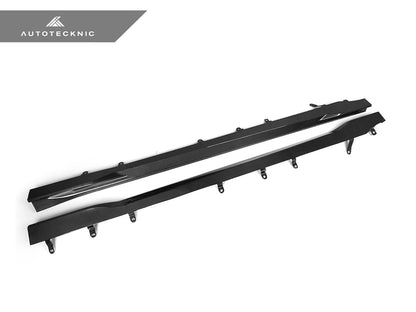 AutoTecknic Dry Carbon Fiber Side Skirt Extension Set - G87 M2 - Graveyard Performance