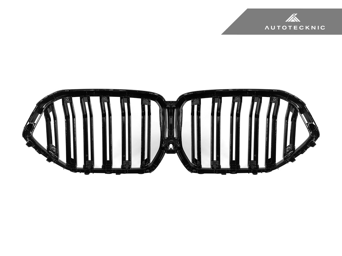 AutoTecknic Dual-Slats Gloss Black Front Grille - G06 X6 LCI - Graveyard Performance