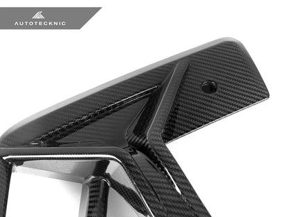 AutoTecknic Dry Carbon Front Bumper Trim Set - F97 X3M LCI | F98 X4M LCI - Graveyard Performance