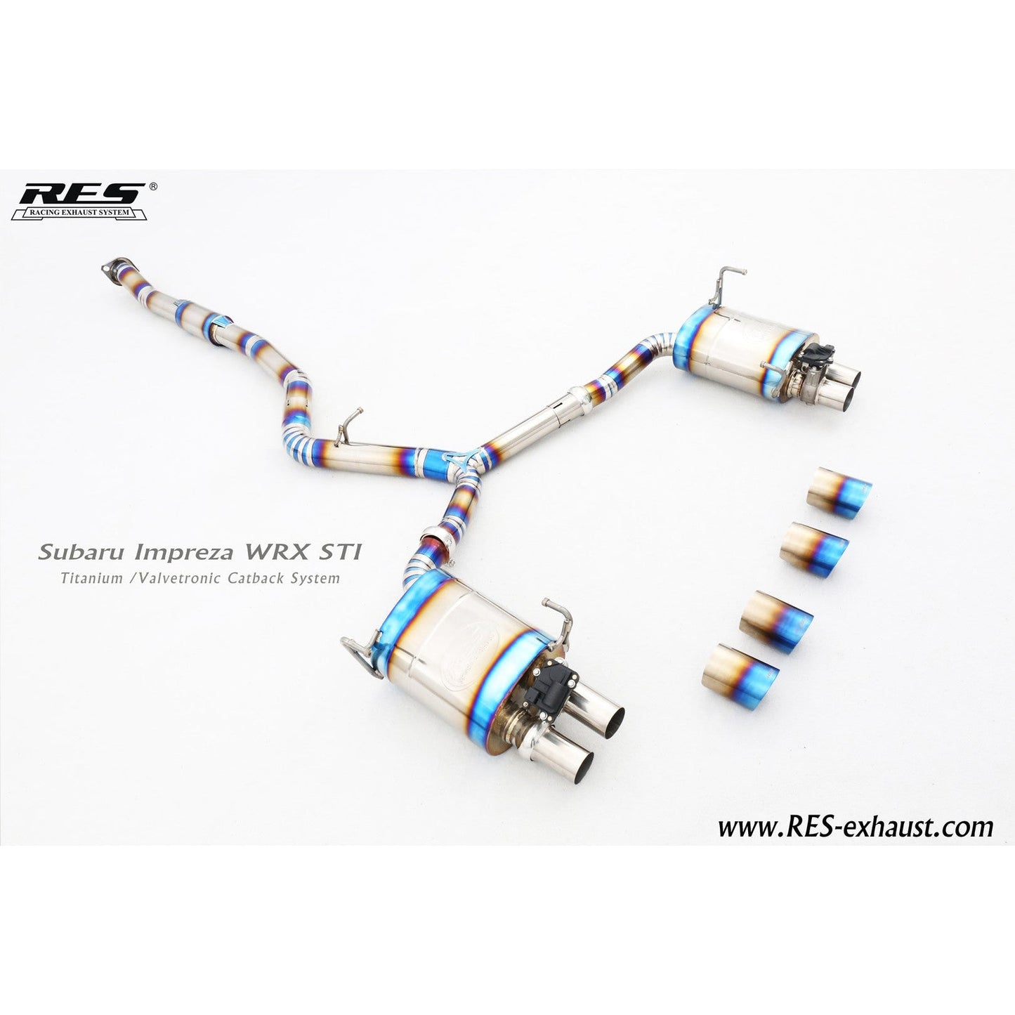 RES X JDMuscle [15-21 WRX/STI] Valvetronic Catback Exhaust MT&CVT