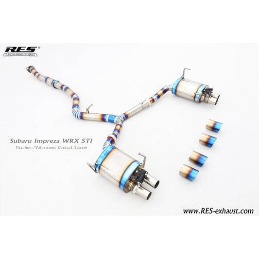 RES X JDMuscle [15-21 WRX/STI] Valvetronic Catback Exhaust MT&CVT