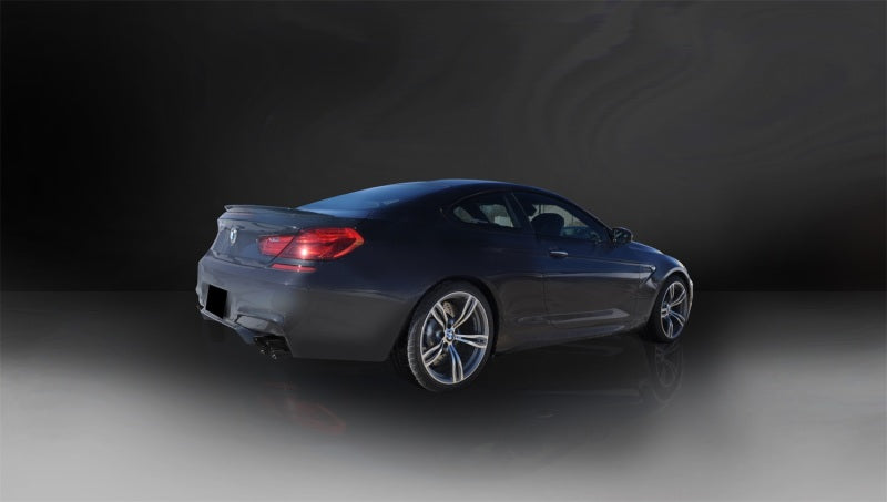Corsa 2012-2017 BMW M6 F12 / F13 / F06 Black Sport Axle-Back Exhaust - Graveyard Performance