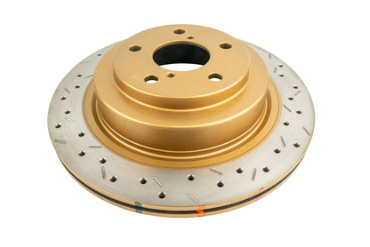 DBA 06-07 WRX / 05-08 LGT Rear Drilled & Slotted 4000 Series Rotor - Graveyard Performance