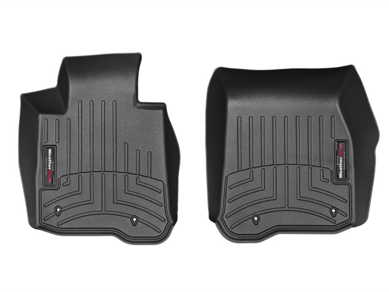 WeatherTech 14+ BMW 4-Series Front FloorLiner - Black - Graveyard Performance