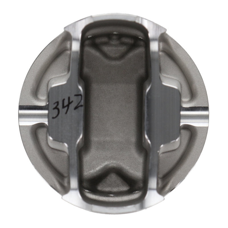 Wiseco Acura 4v Domed +8cc STRUTTED 86.0MM Piston Shelf Stock - Graveyard Performance