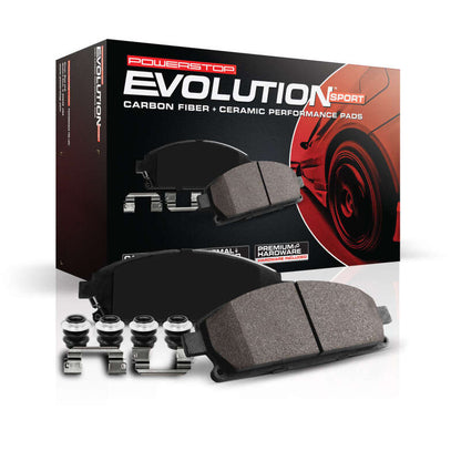 Power Stop 10-16 Hyundai Genesis Coupe Front Z23 Evo Sport Pad w/Hardware