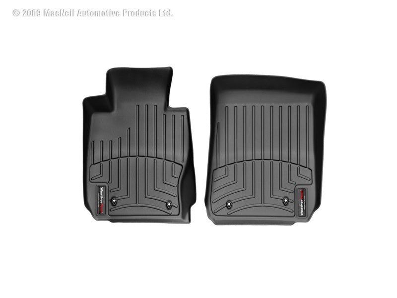 WeatherTech 06-12 BMW 3-Series Front FloorLiner - Black - Graveyard Performance