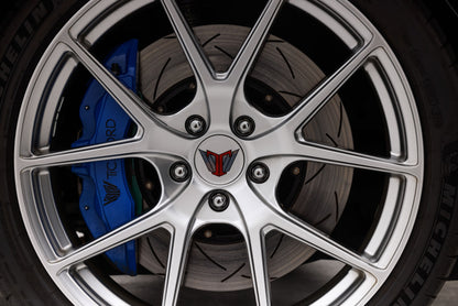 DBA 93-98 Toyota Supra Base Front 5000 Series Slotted Rotor w/Black Hat - Graveyard Performance