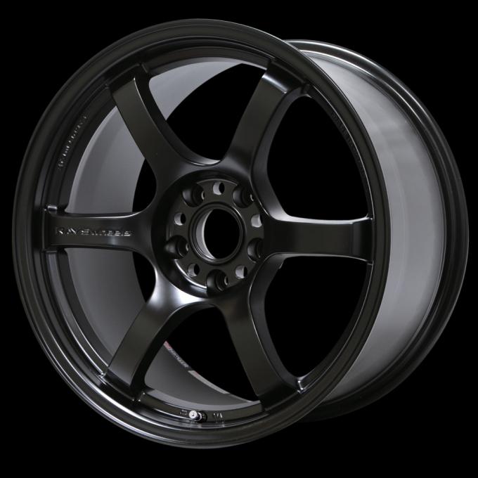 Gram Lights 57DR 17x9.0 +38 5x100 Semi Gloss Black Wheel