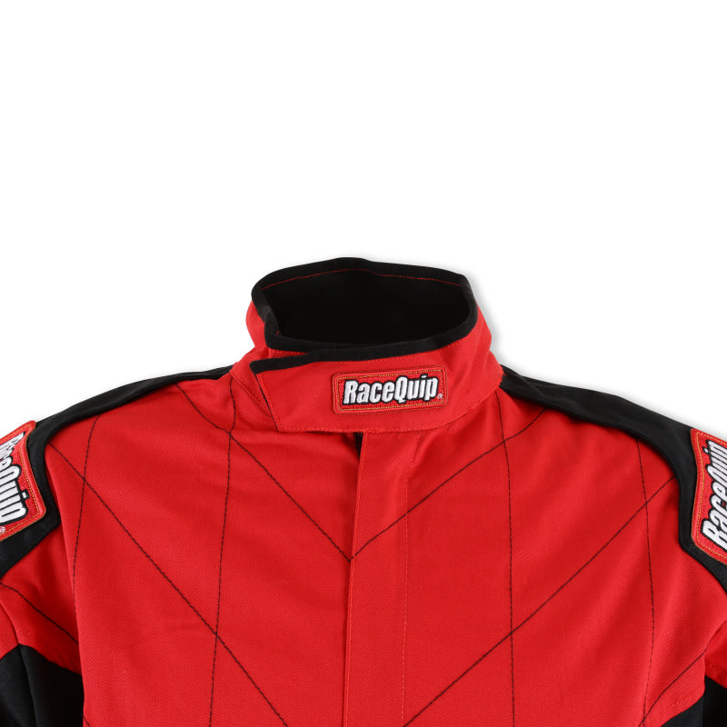 RaceQuip Red Chevron-1 Suit - SFI-1 XL - Graveyard Performance