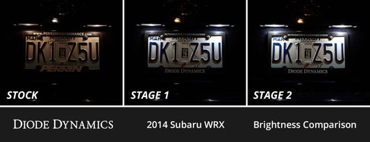 Diode Dynamics 08-14 Subaru WRX Interior LED Kit Cool White Stage 1