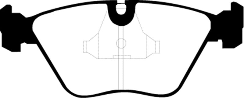 EBC 92-95 BMW M3 3.0 (E36) Redstuff Front Brake Pads - Graveyard Performance