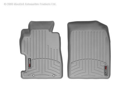 WeatherTech 06-11 Honda Civic Front FloorLiner - Grey - Graveyard Performance