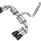AWE 22-24 Audi 8Y S3 Touring Edition Exhaust - Diamond Black Tips