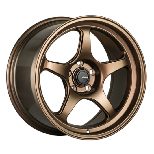 Konig Hyperspec 18x9 5x114.3 ET42 Matte Bronze Wheel (Knurled Bead)