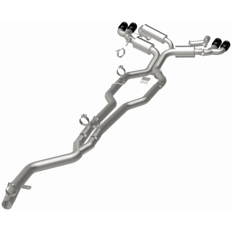 MagnaFlow BMW SPEQ Series Cat-Back Exhaust System Black Chrome - Graveyard Performance