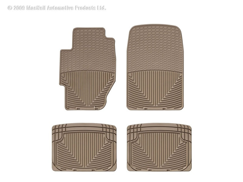 WT Rubber Mats - Rear - Tan - Graveyard Performance