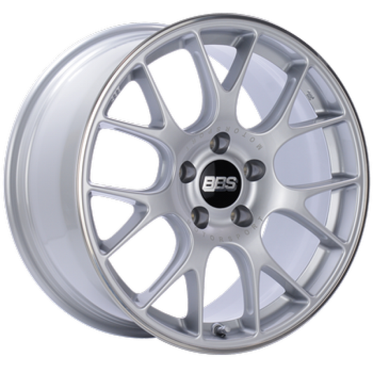 BBS CH-R 19x10 5x130 ET38 CB71.6  Brilliant Silver  - 82mm PFS/Clip Req. - Graveyard Performance