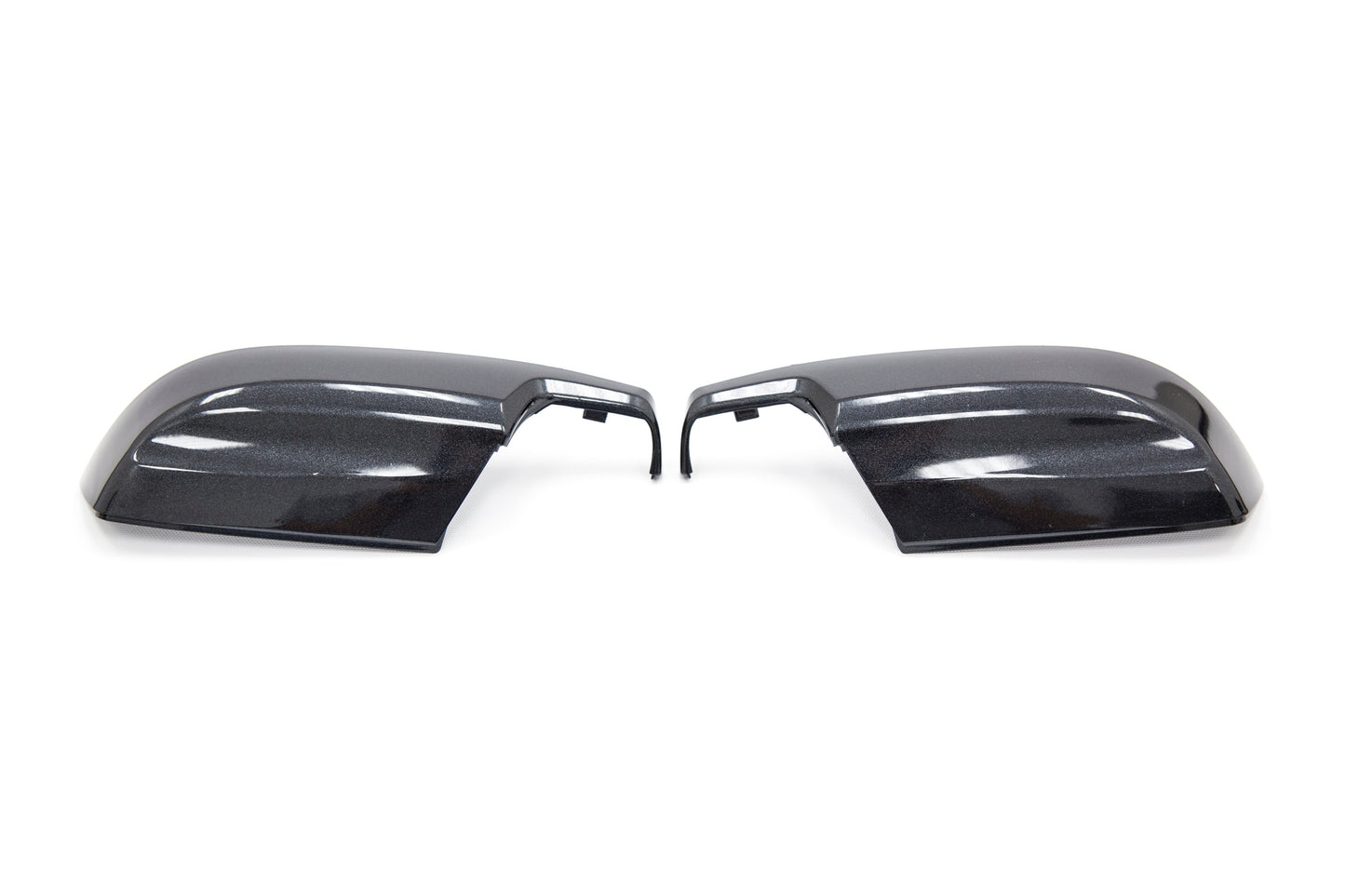 OLM Paint Matched Lower Mirror Covers - Dark Gray Metallic / Asphalt - 2015-2021 Subaru WRX / STI / 2015-2017 Crosstrek / 2015-2016 Impreza - Graveyard Performance