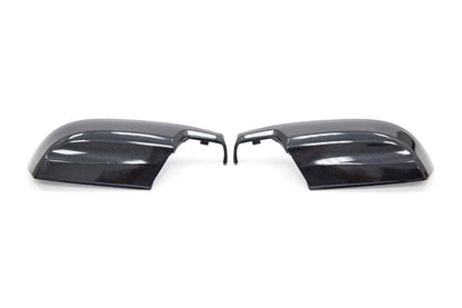 OLM Paint Matched Lower Mirror Covers - Dark Gray Metallic / Asphalt - 2015-2021 Subaru WRX / STI / 2015-2017 Crosstrek / 2015-2016 Impreza - Graveyard Performance