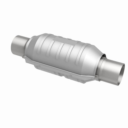 MagnaFlow Conv Univ 3in Inlet/Outlet Center/Center Round 9in Body L x 5.125in W x 13in Overall L - Graveyard Performance