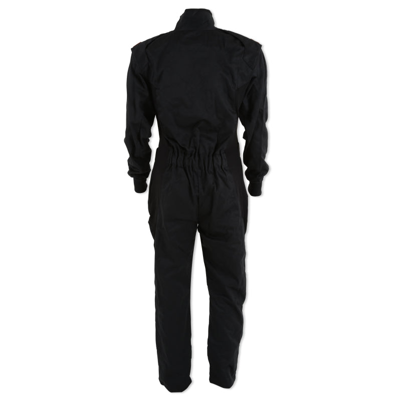 RaceQuip Black Chevron-1 Suit - SFI-1 Small - Graveyard Performance