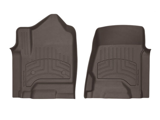 WeatherTech 2022+ Ford Explorer Incl. ST (6/7 Pssgr.) Front FloorLiner HP - Cocoa - Graveyard Performance