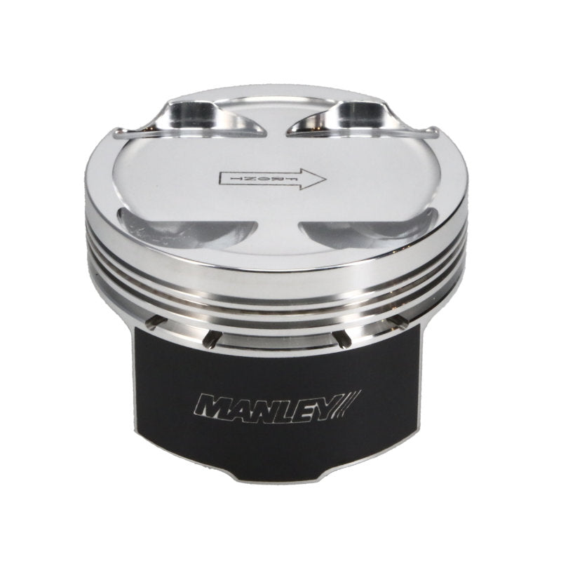 Manley 93-98 Toyota Supra Turbo (2JZGTE) 86.5mm +.5mm Oversized Bore 8.5:1 Dish Piston Set with Ring - Graveyard Performance
