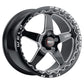 Weld S904 18x12 Ventura Beadlock 5x120 ET52 BS8.55 Gloss BLK MIL DIA 78.1