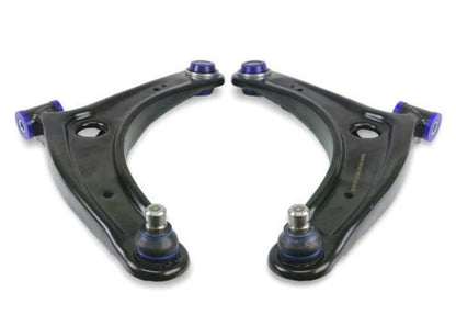 SuperPro 2008 Mitsubishi Lancer GTS Front Lower Control Arm Set w/ Bushings - Graveyard Performance