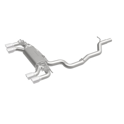 MagnaFlow Sys C/B 2015-2017 Volkswagen Golf R 3in Polished SS Quad Tip Split Rear Exit - Graveyard Performance